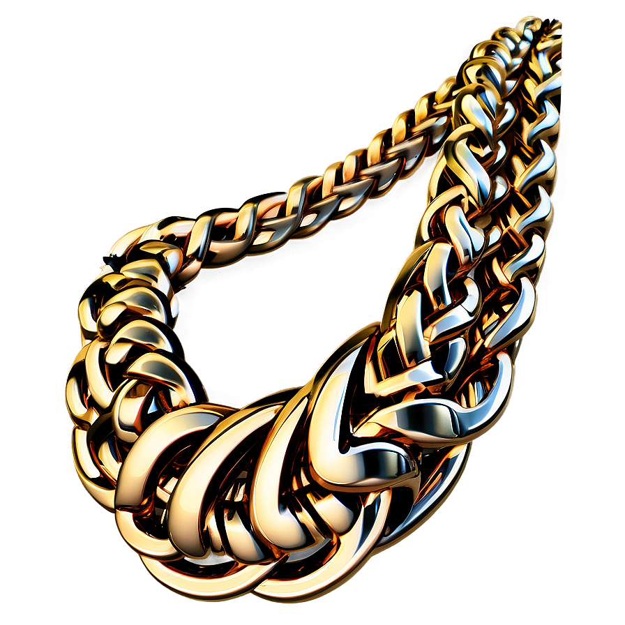 Gold Rope Chain Png Mfh PNG Image