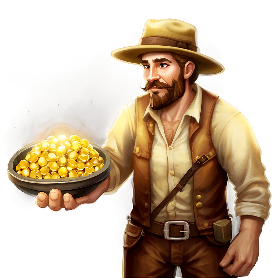 Gold Rush Prospector Png 06252024 PNG Image