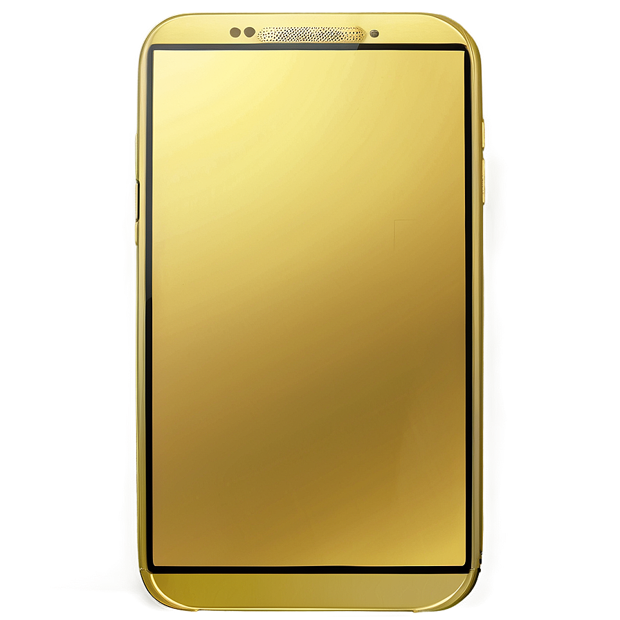 Gold Smartphone Png 05032024 PNG Image