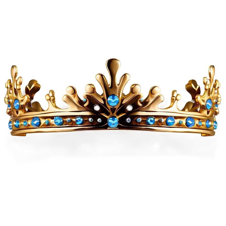 Gold Sparkle Crown Png Sym PNG Image