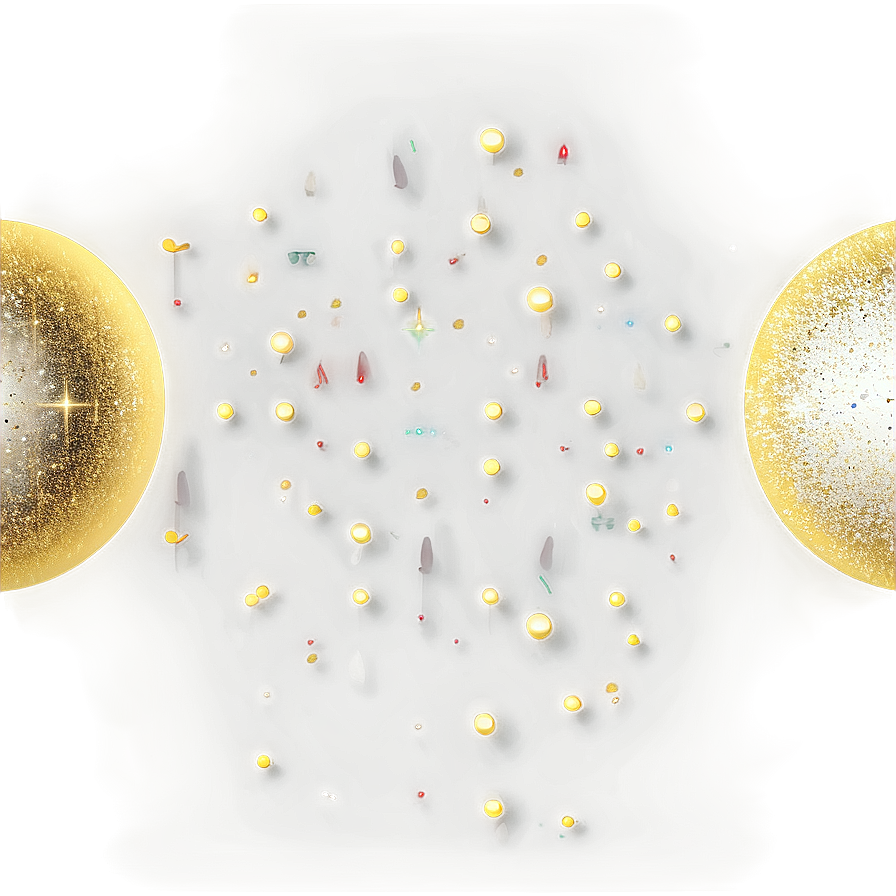 Gold Sparkle Dot Png 40 PNG Image