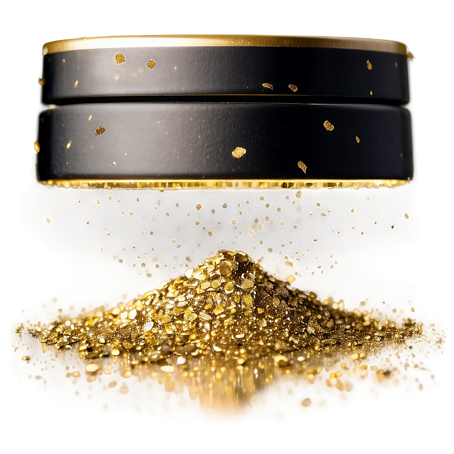 Gold Sparkle Dust Png Qle PNG Image