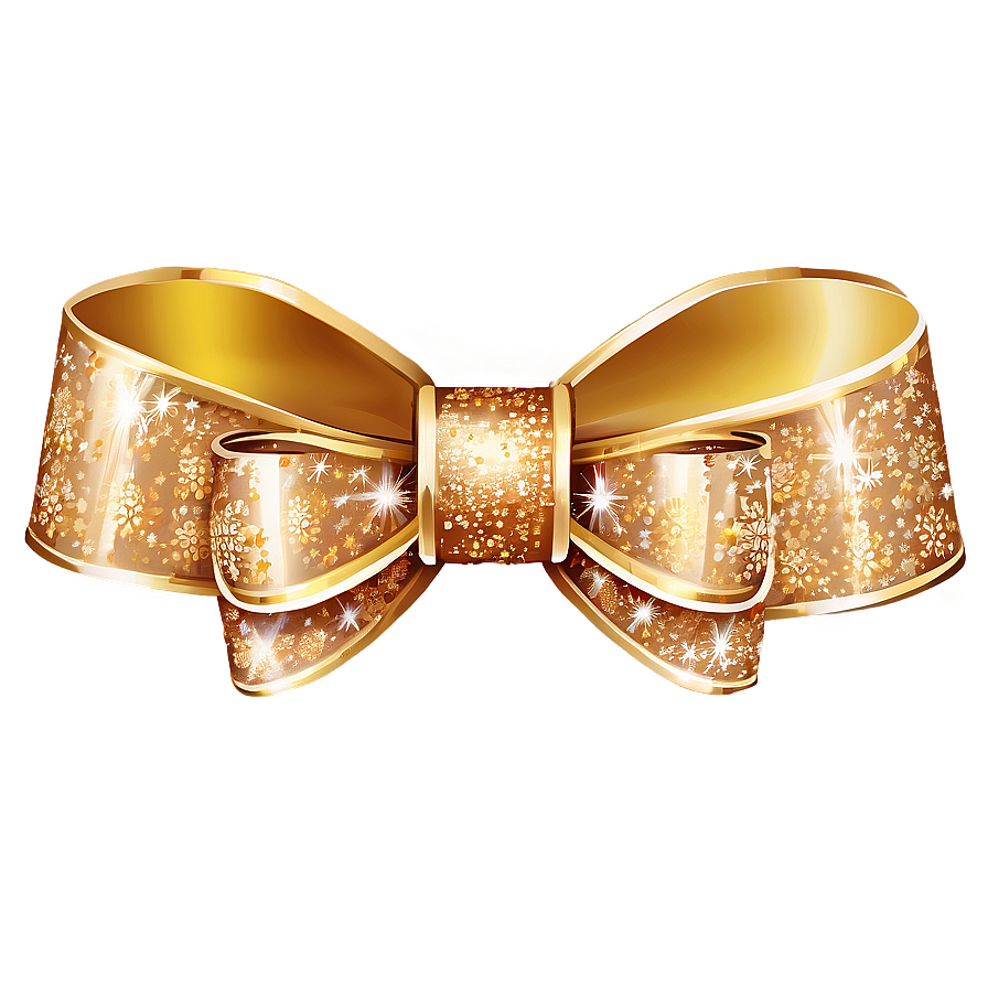 Gold Sparkle Ribbon Png Anl1 PNG Image