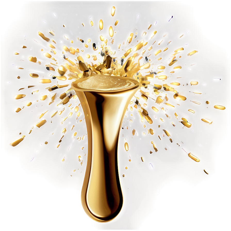 Gold Sparkle Splash Effect Png 06282024 PNG Image