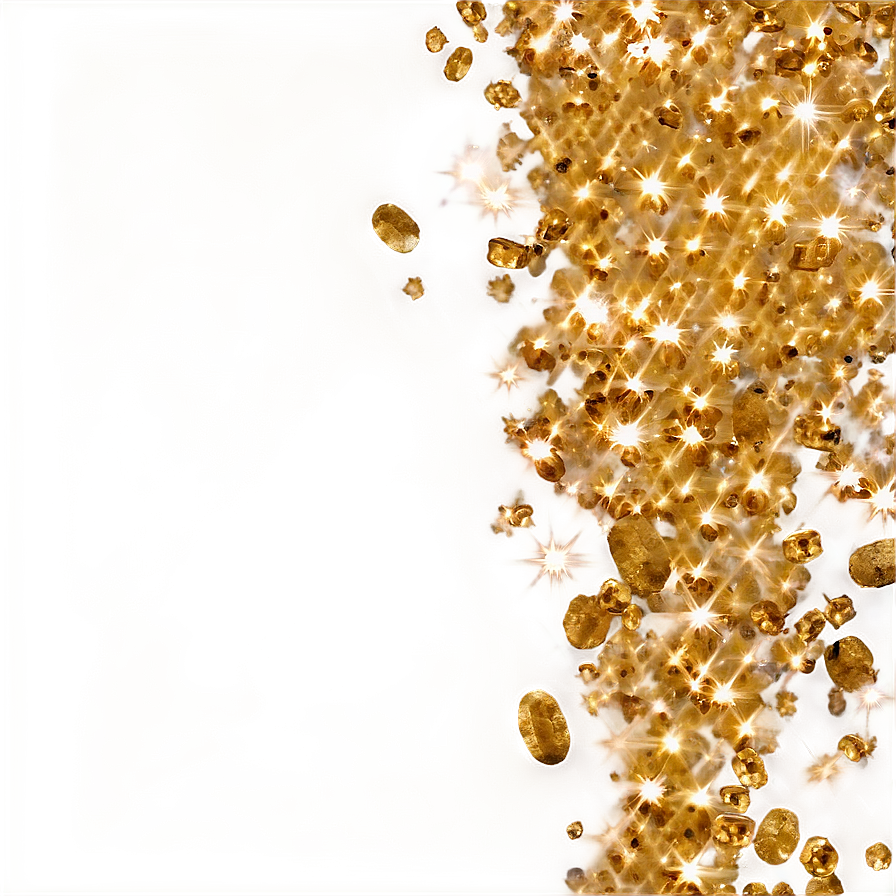 Gold Sparkles A PNG Image