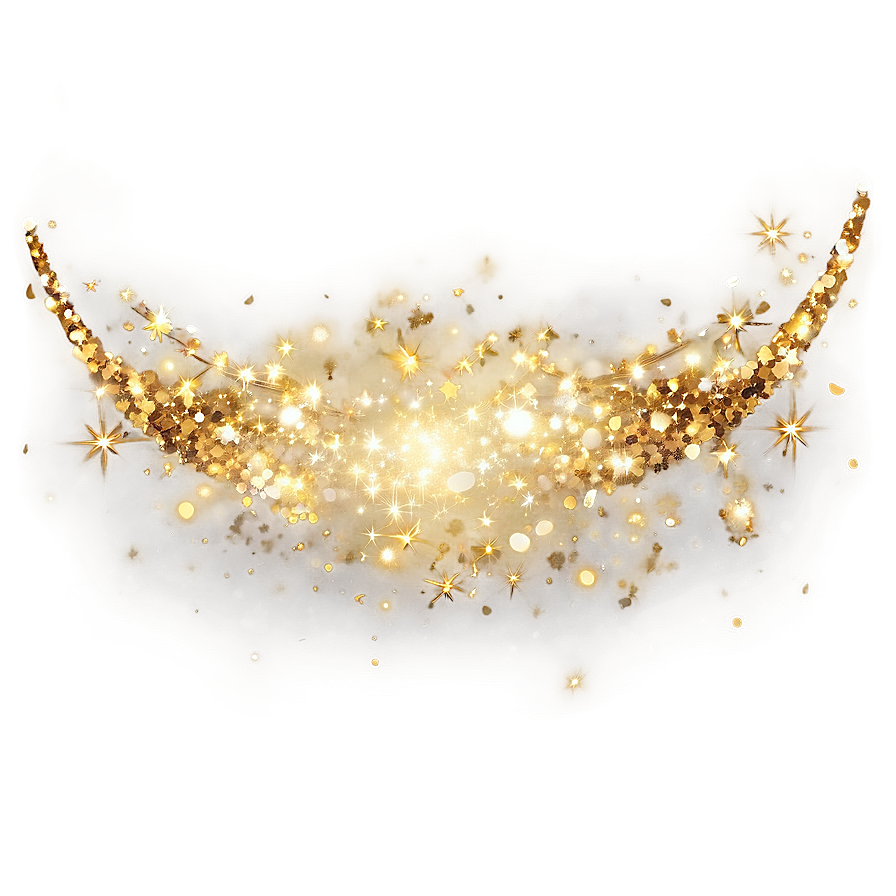 Gold Sparkles B PNG Image