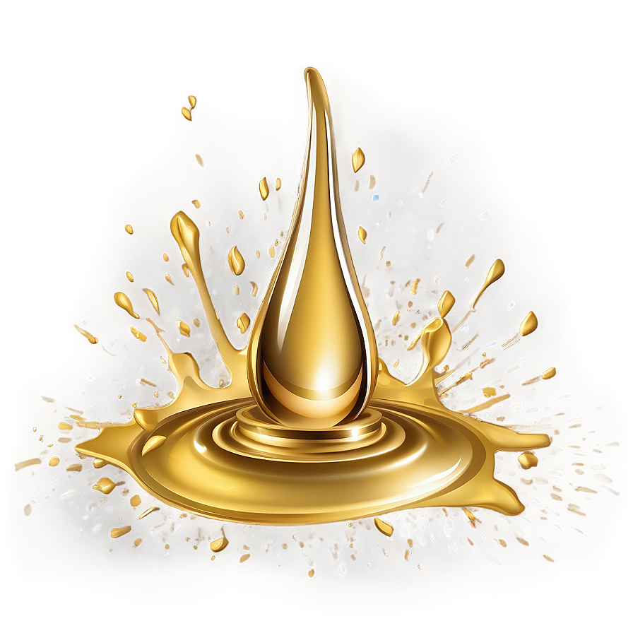 Gold Splash For Cosmetic Products Png Lyq80 PNG Image