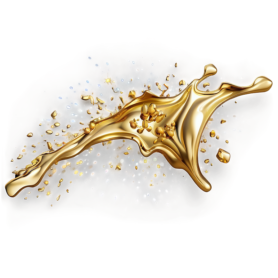 Gold Splash Png Lfg PNG Image