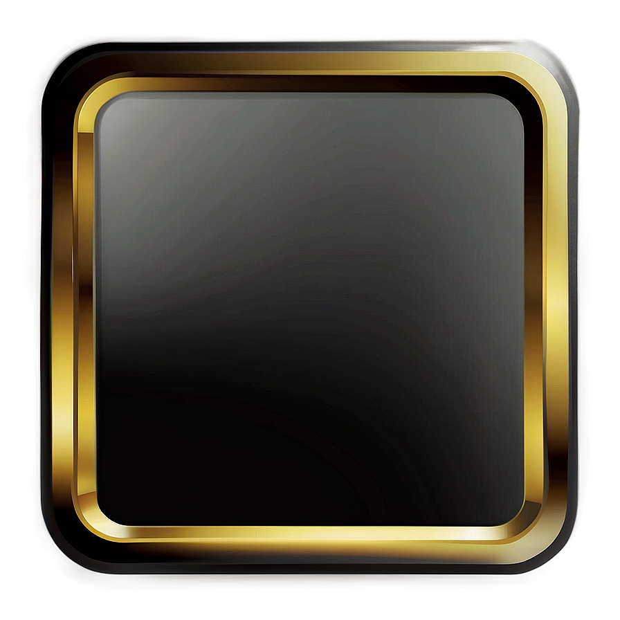 Gold Square For App Icon Design Png 06272024 PNG Image