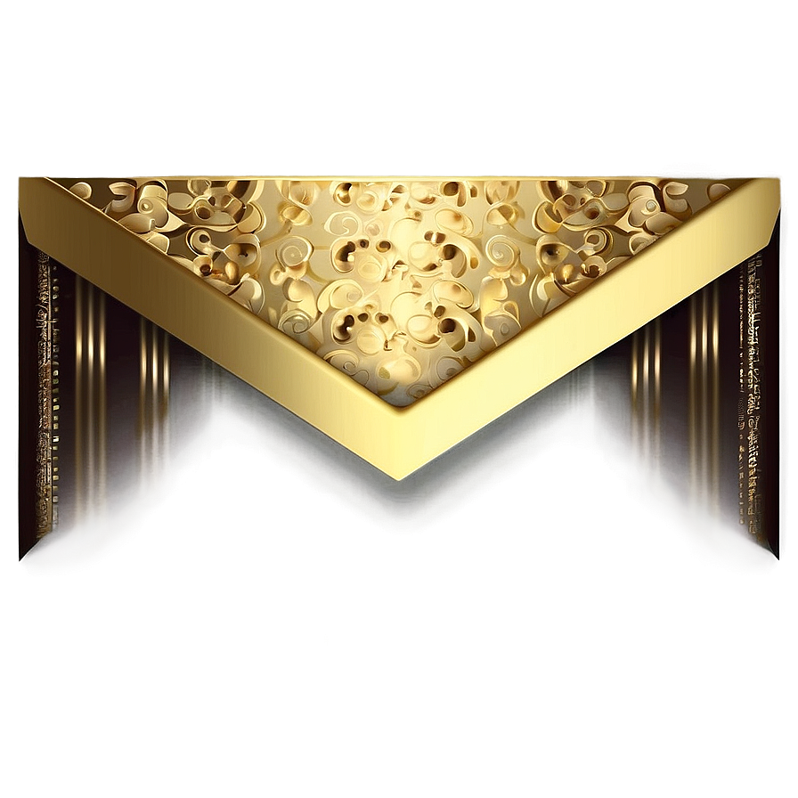 Gold Square For Elegant Invitation Png Ljk PNG Image