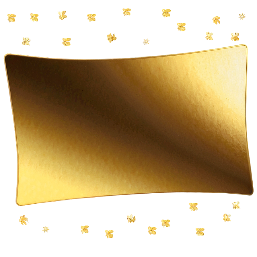 Gold Square For Invitation Cards Png Anf PNG Image