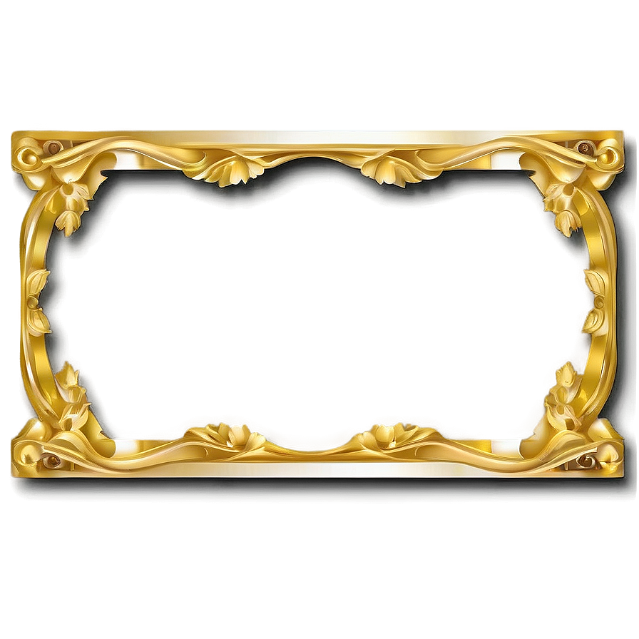 Gold Trim B PNG Image