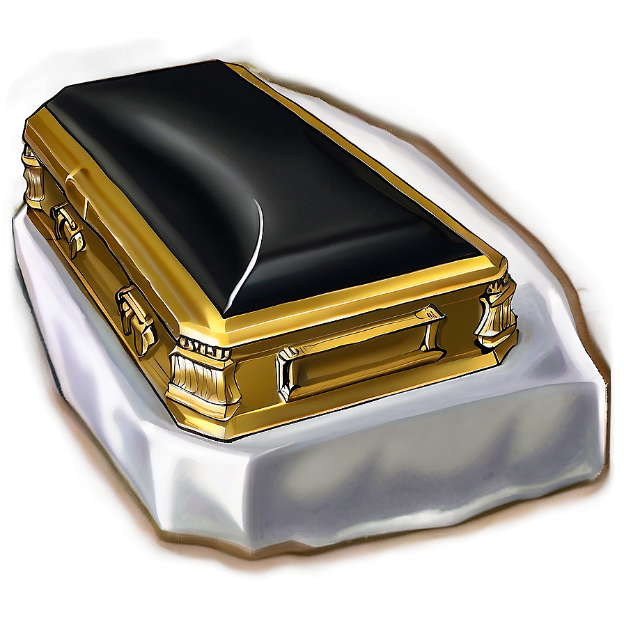 Gold Trim Coffin Png 57 PNG Image