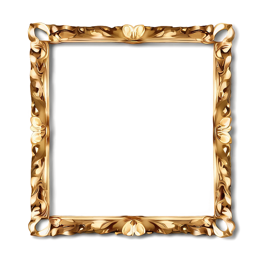 Gold Trim Frame Png Llw40 PNG Image