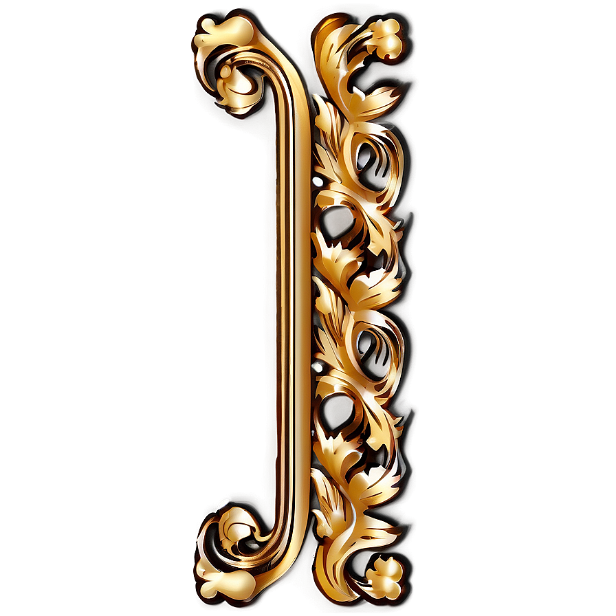 Gold Trim Motif Png 25 PNG Image