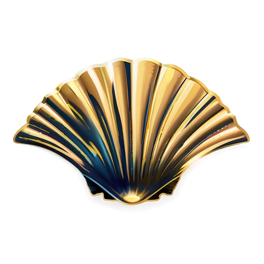 Gold Trim Scallop Png Lfg61 PNG Image