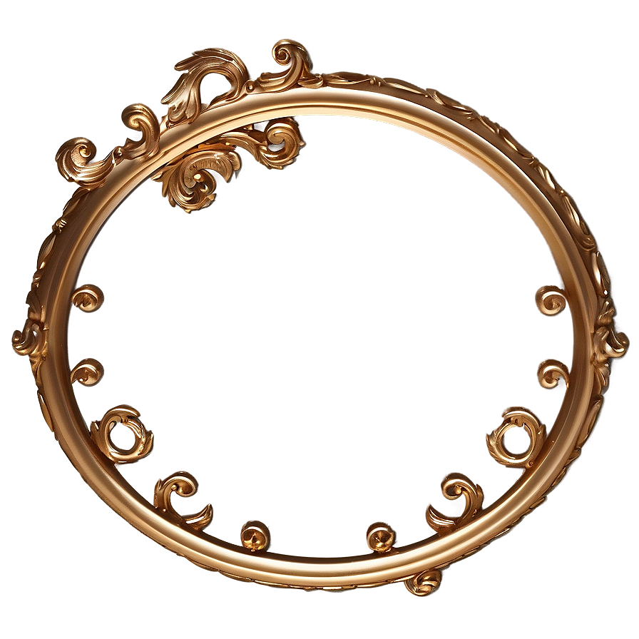 Gold Trim Scrollwork Png Gat PNG Image