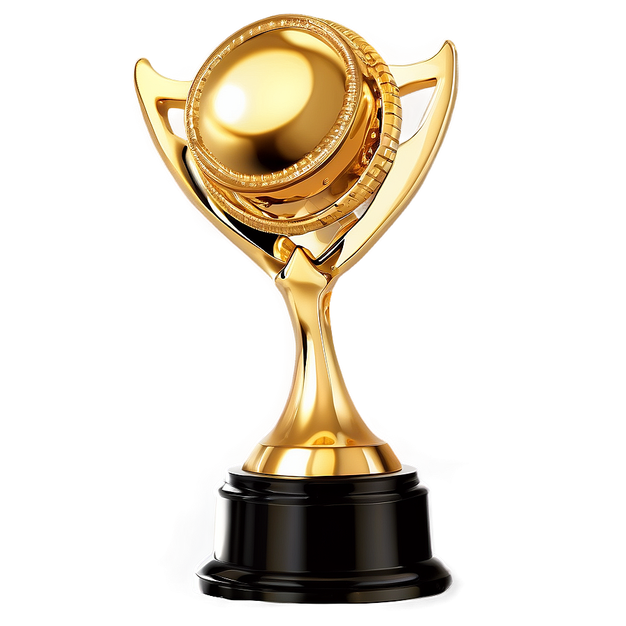 Gold Trophy Award Png Cuj38 PNG Image