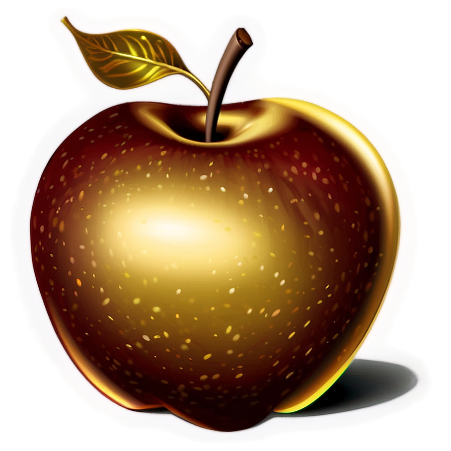 Golden Apple Clipart Png Ted PNG Image