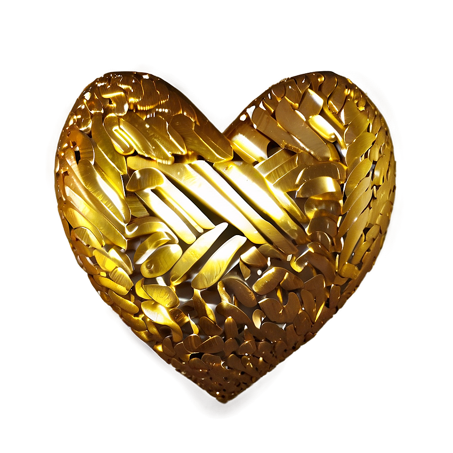 Golden B PNG Image