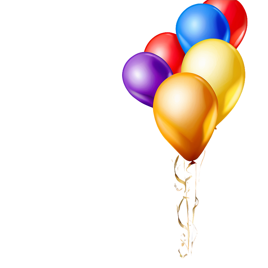 Golden Birthday Balloon Png 06272024 PNG Image