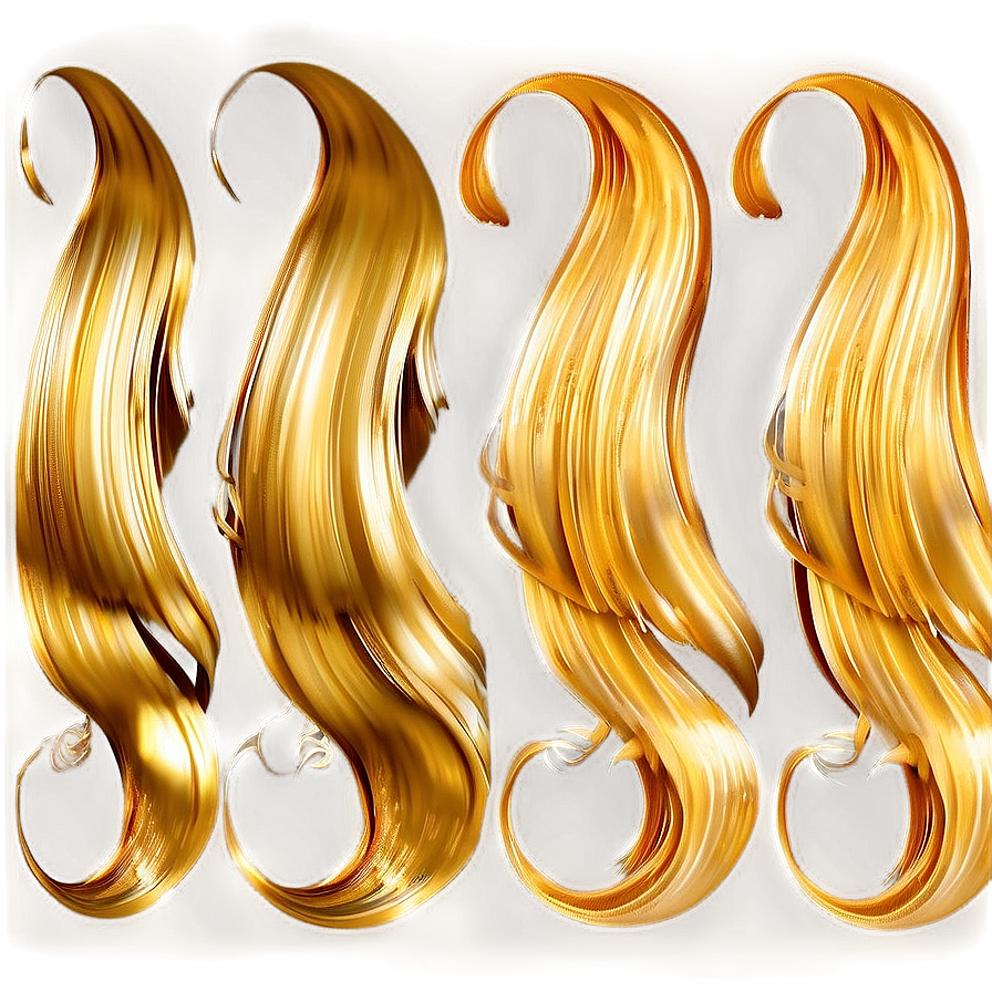 Golden Blonde Waves Png Ava97 PNG Image