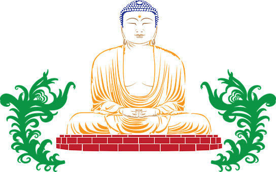 Golden_ Buddha_ Illustration PNG Image