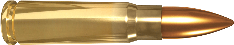 Golden Bullet3 D Render PNG Image