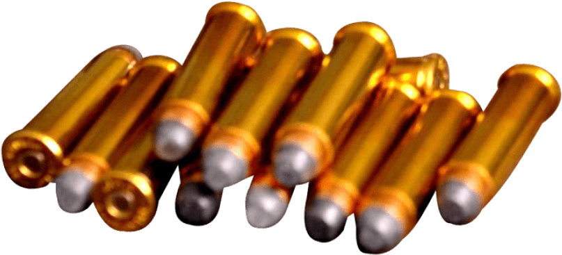 Golden_ Bullets_ Arrayed PNG Image