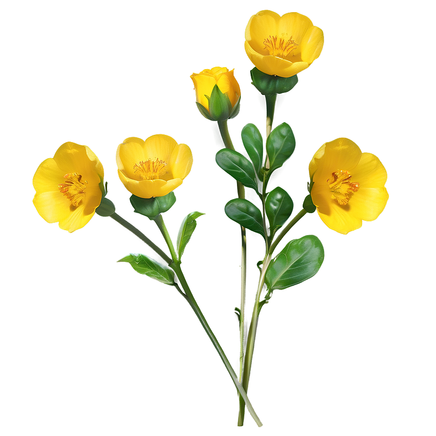 Golden Buttercup Png Roy PNG Image