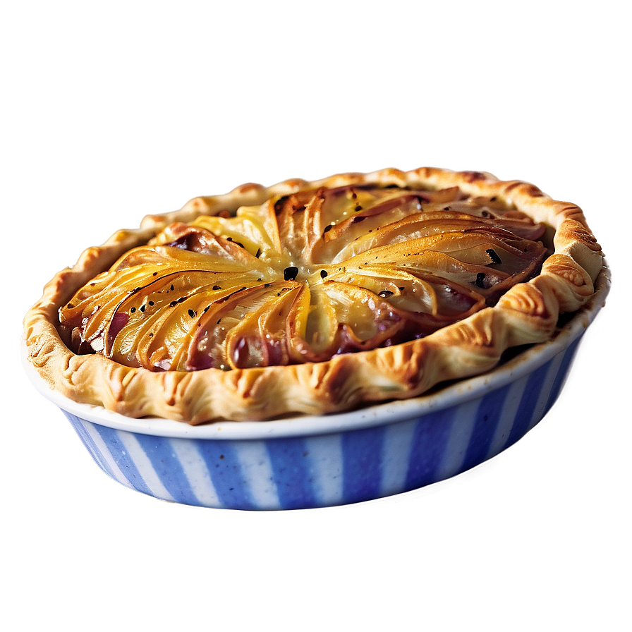 Golden Caramelized Onion Pie Png Orf66 PNG Image