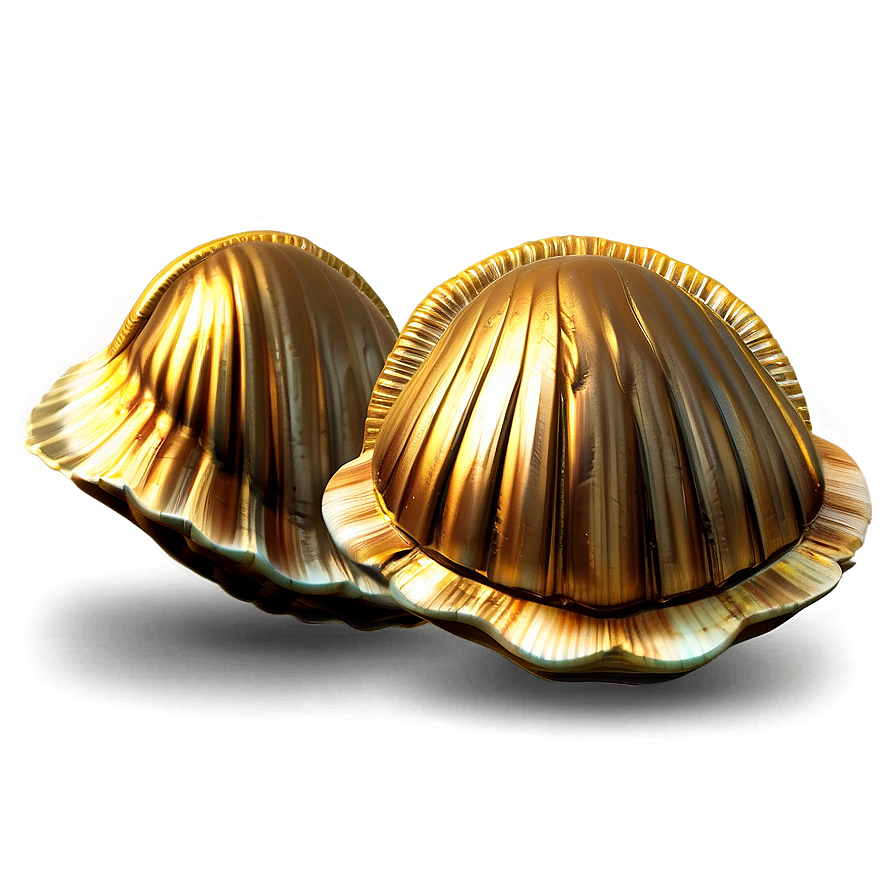 Golden Clam Treasure Png Cxd61 PNG Image