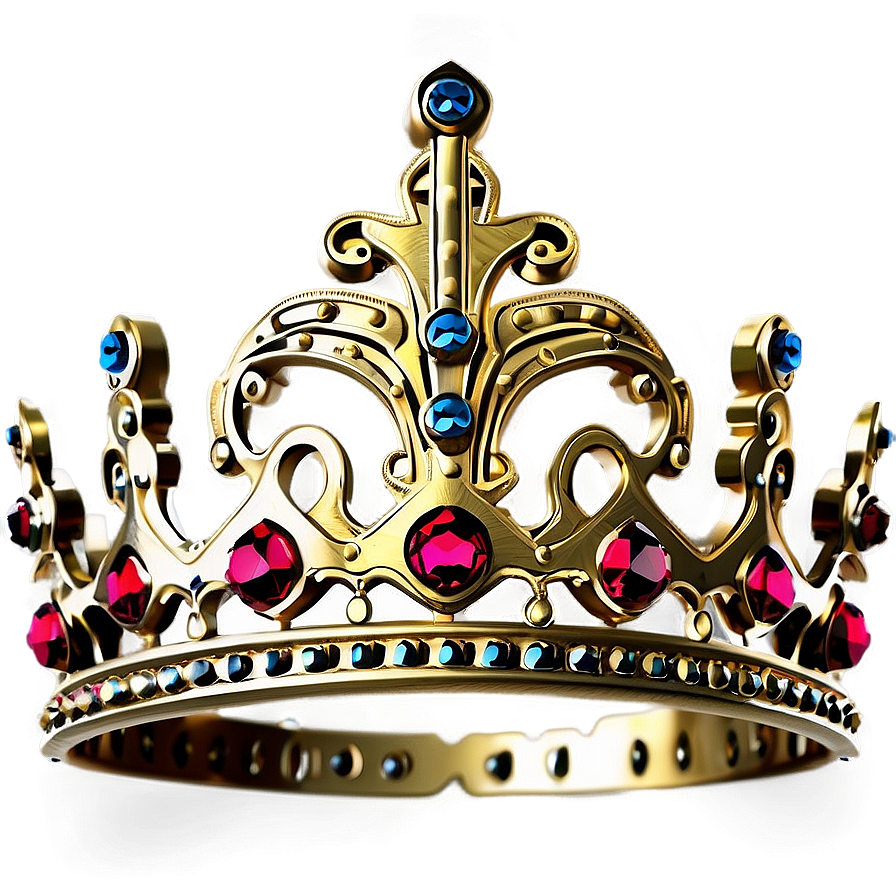 Golden Crown A PNG Image