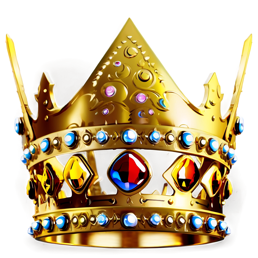 Golden Crown C PNG Image