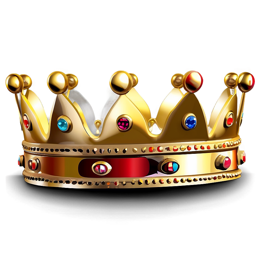 Golden Crown D PNG Image