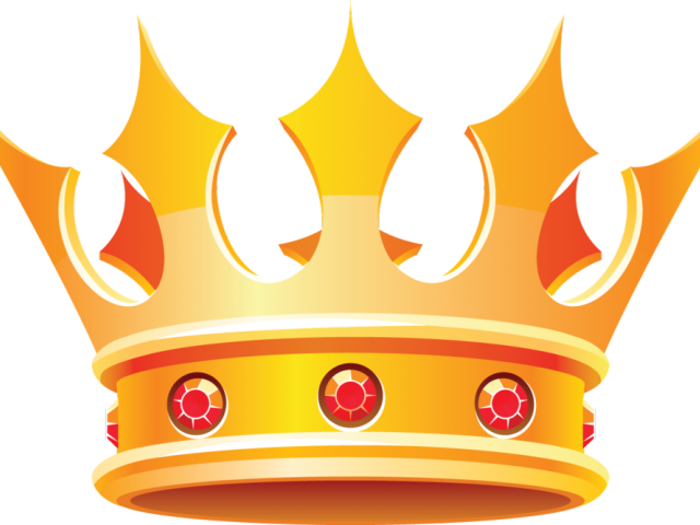 Golden Crown Vector Illustration PNG Image