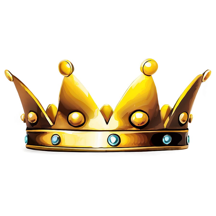 Golden Crowned King Png Ltb39 PNG Image