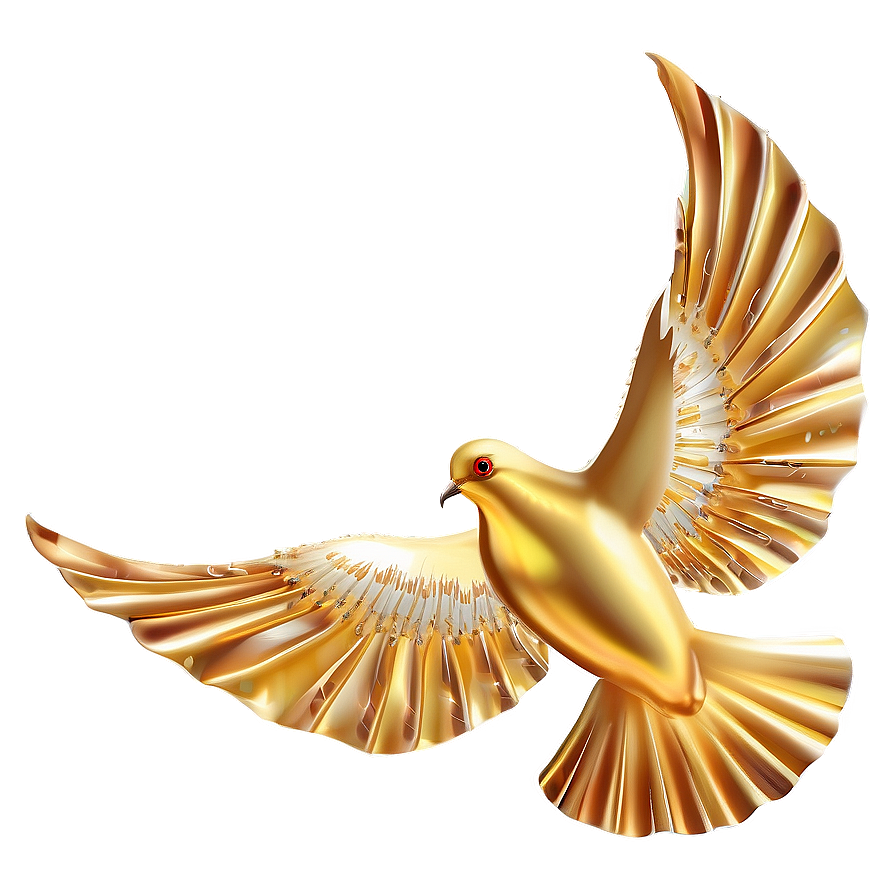 Golden Dove Png Kta34 PNG Image