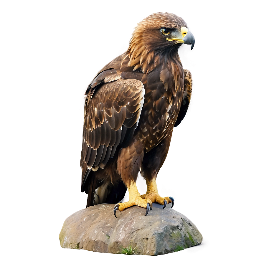 Golden Eagle Perched Png Ijy PNG Image