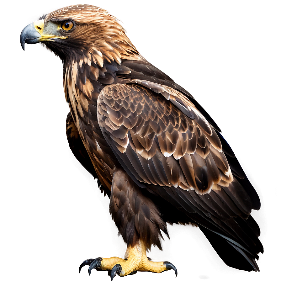 Golden Eagle Profile In Detail Png Sxa PNG Image