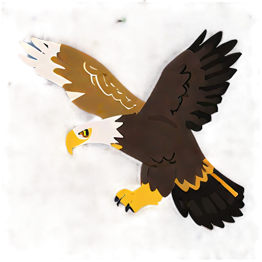 Golden Eagle With Spread Wings Png C PNG Image