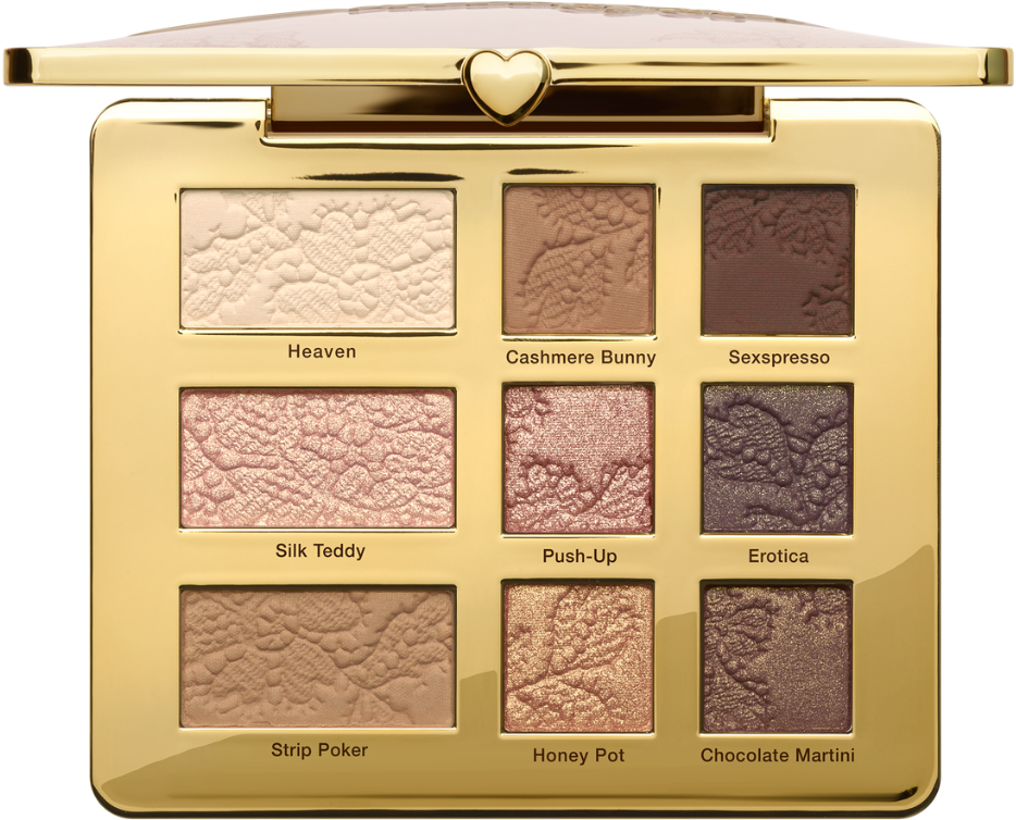 Golden Eyeshadow Palette Beauty Product PNG Image