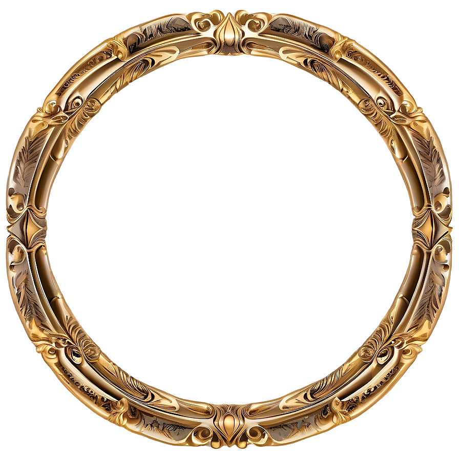 Golden Frame For Certificate Png 05252024 PNG Image