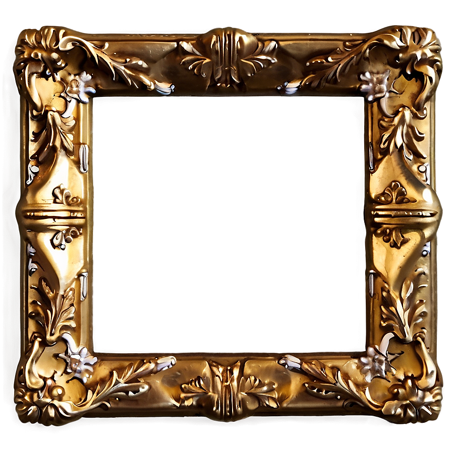 Golden Frame Png 05252024 PNG Image