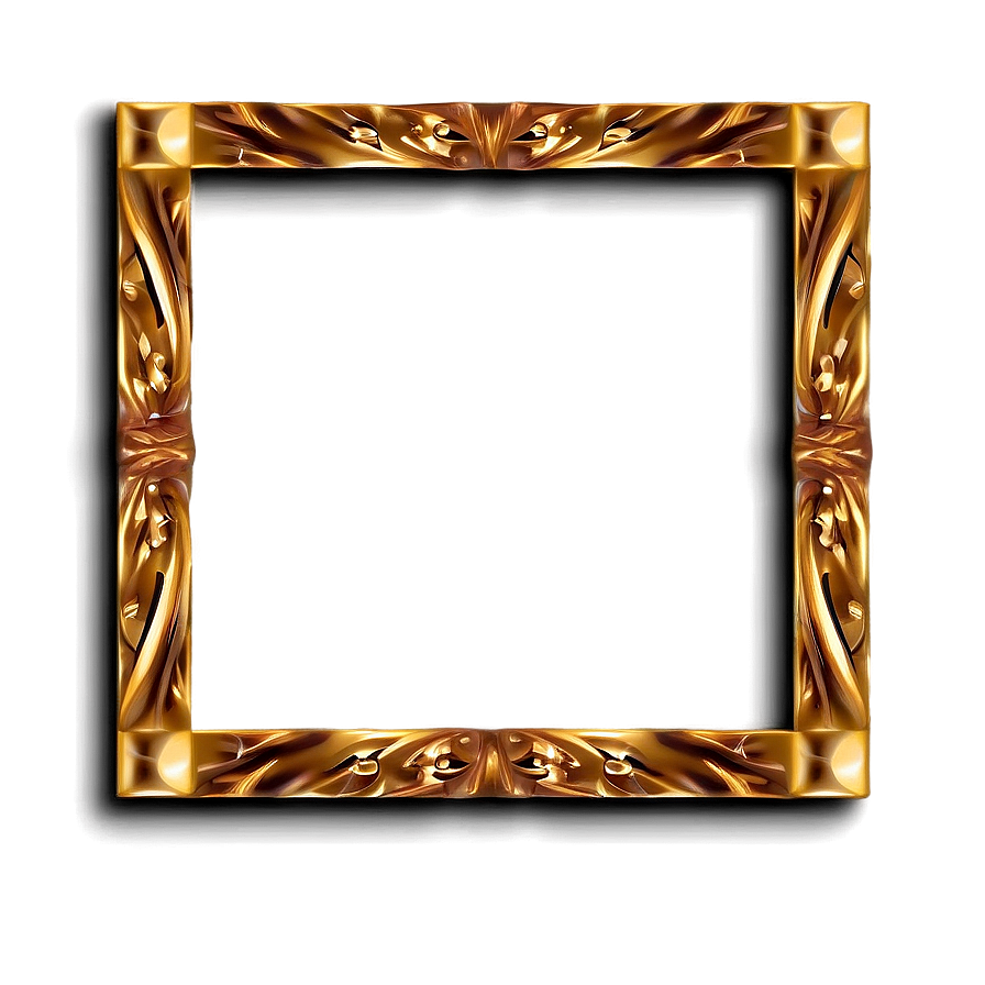 Golden Frame Transparent Png Jwm PNG Image