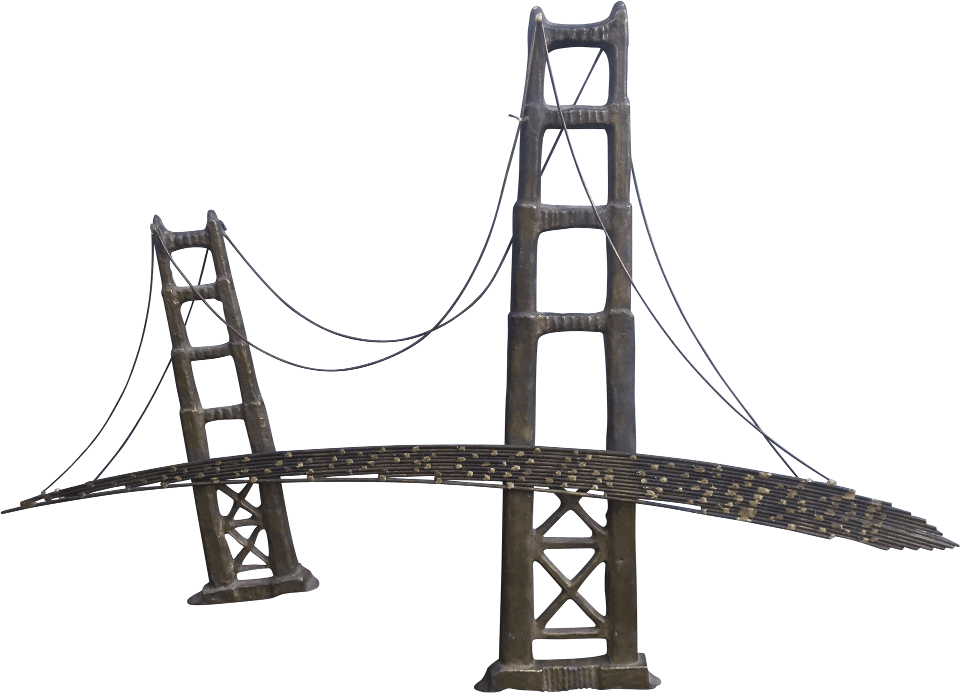 Golden Gate Bridge Model PNG Image