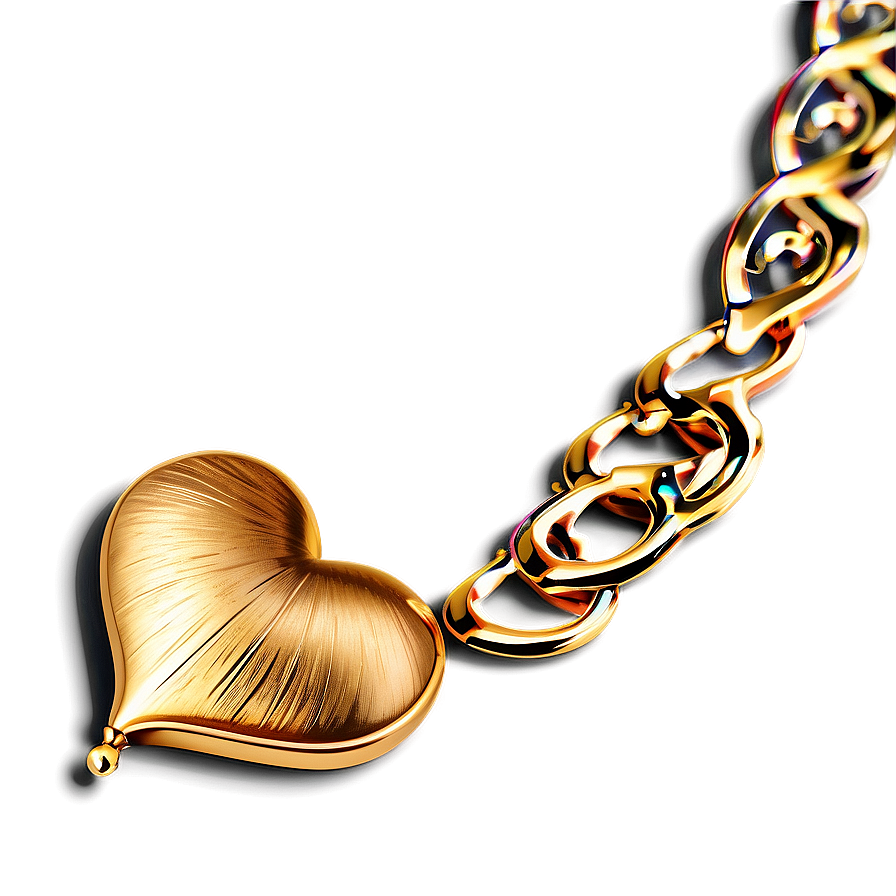 Golden Hearts Png Mtn49 PNG Image