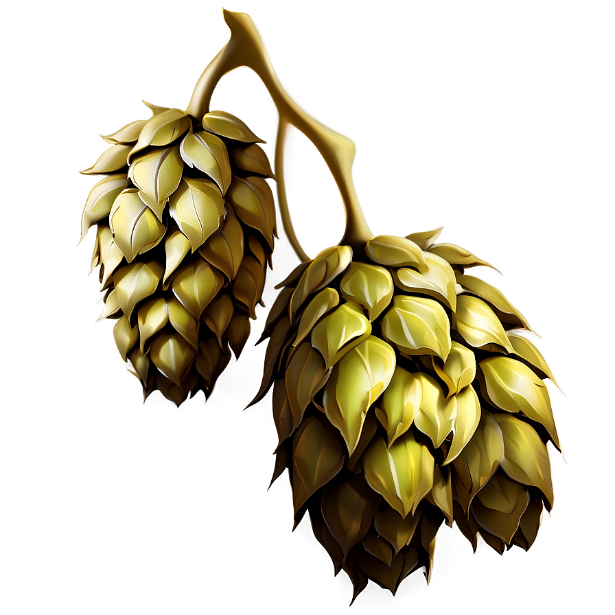 Golden Hops Emblem Png Eyg28 PNG Image