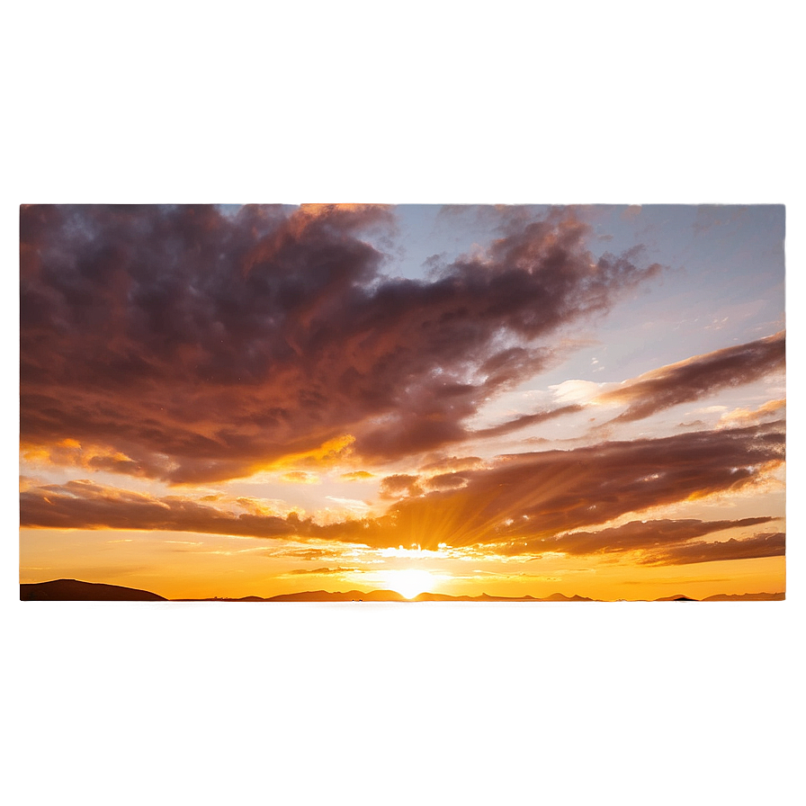 Golden Hour Sky Png Cmy21 PNG Image