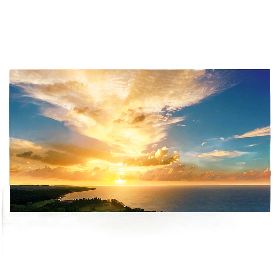 Golden Hour Sky Png Sxv17 PNG Image